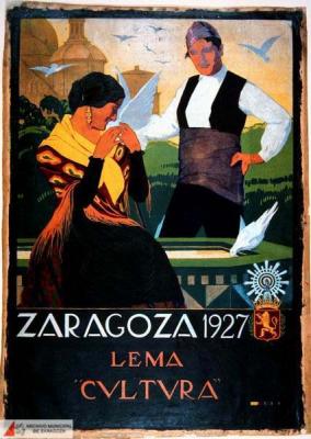 Fiesta patronales en honor de Nuestra Señora del Pilar 1927 Zaragoza
